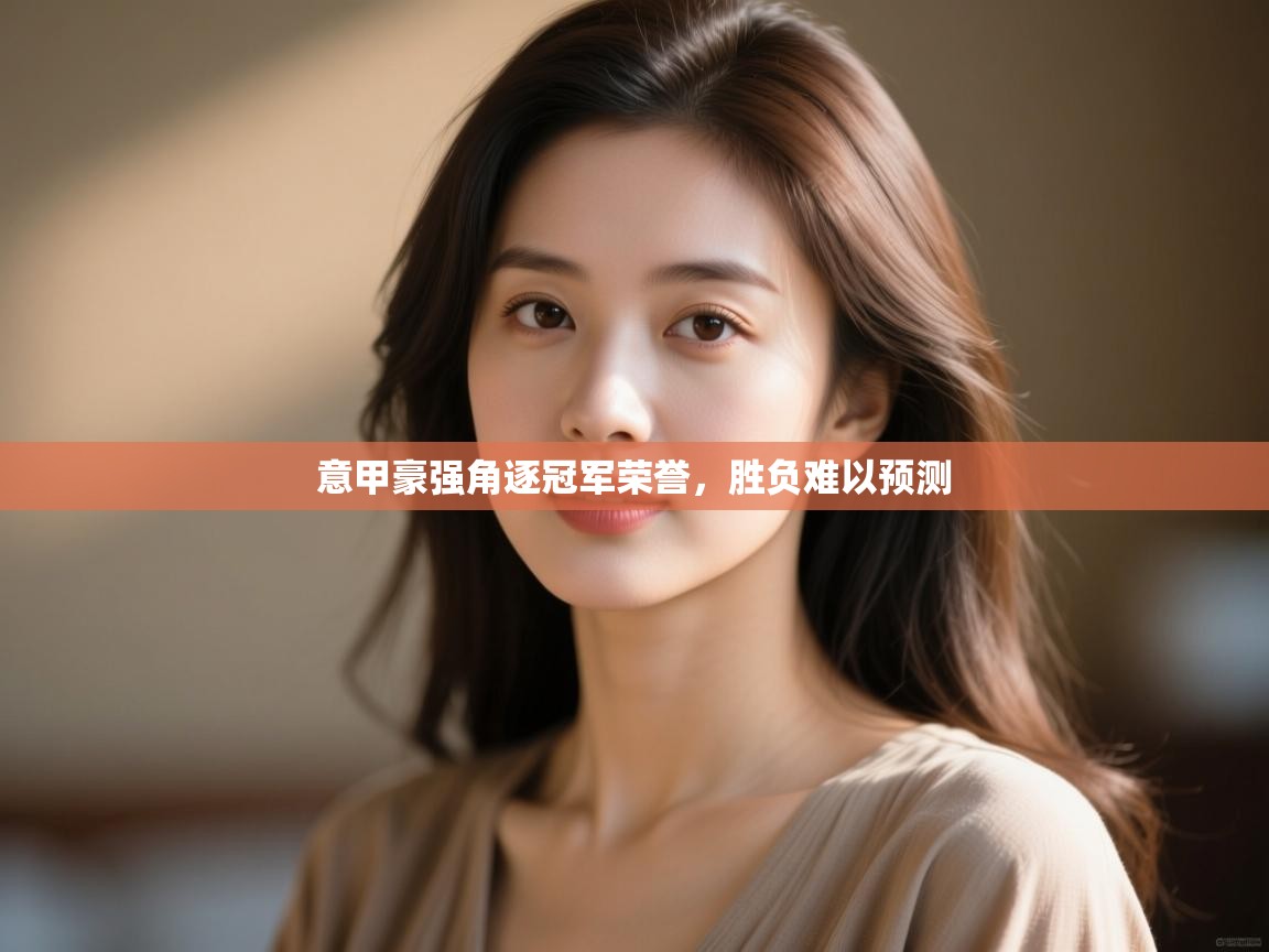 开云体育app官网下载地址-意甲豪强角逐冠军荣誉，胜负难以预测